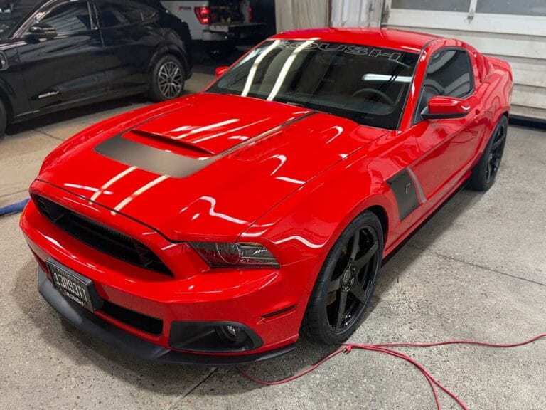 Basic Car Detailing 1 mustang red
